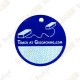 Copy Tag - Geocoin/Double tag - Blue