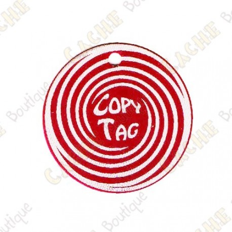 Copy Tag - Geocoin/Traveler de secours - Rouge