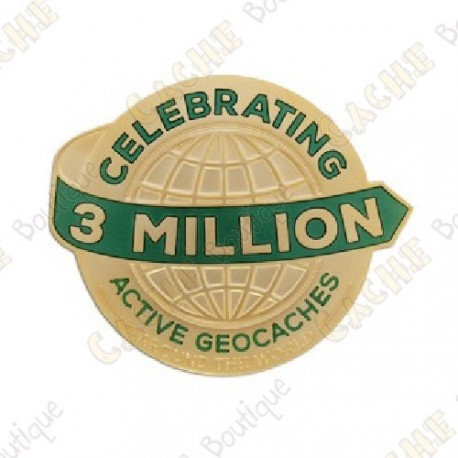 Geocoin "3 Millones Géocaches" - Gold