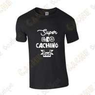 T-shirt "Super Geocaching Dad" Homem