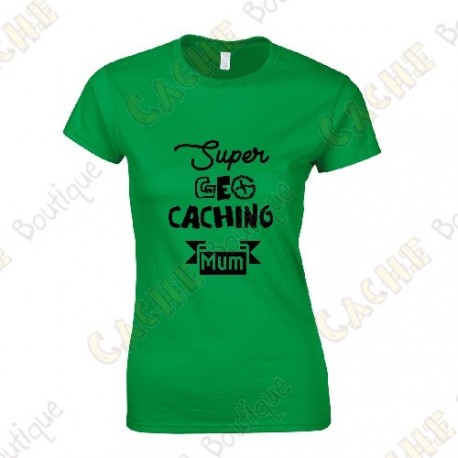 "Super Geocaching Mum" T-shirt for Women