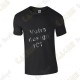 Camiseta 100% personalizado, Hombre - Negra