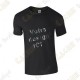 T-shirt 100% personalizado, Homem - Preto