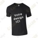 100% customized T-shirt, for Men - Black