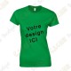 T-Shirt 100% personnalisé, Femme