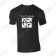 Trackable T-shirt with your Teamname, for Men - Black