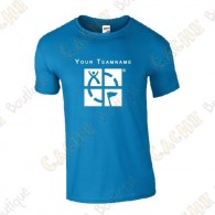 Camiseta con Teamname, Hombre - Negra