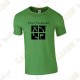 T-shirt with your Teamname, for Men - Black