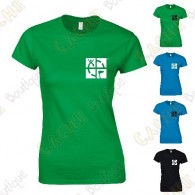 T-shirt trackable "Discover me" Mulheres