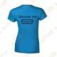 T-shirt trackable "Discover me" Mulheres - Preto