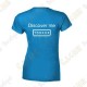 Camiseta trackable "Discover me" Mujer - Negra