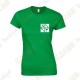 Camiseta trackable "Discover me" Mujer - Negra