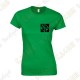 Camiseta trackable "Discover me" Mujer - Negra