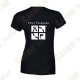 Trackable T-shirt with your Teamname, for Women - Black