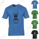 T-shirt trackable "Travel Bug" Criança - Preto