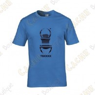 T-shirt trackable "Travel Bug" Criança - Preto