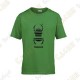 T-shirt trackable "Travel Bug" Criança - Preto