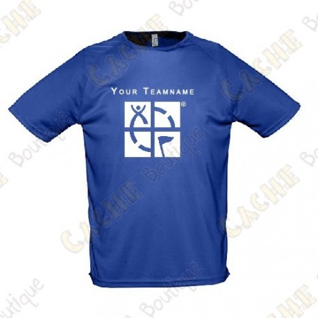Technical T-shirt with your Teamname, for Men - Black