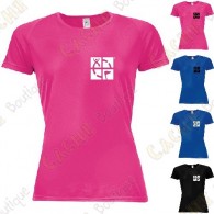 T-Shirt technique trackable "Discover me" Femme