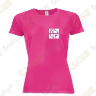 Trackable "Discover me" technical T-shirt for Women - Black