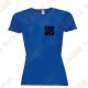 T-Shirt technique trackable "Discover me" Femme - Noir