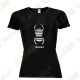 T-shirt técnica trackable "Travel Bug" Mulher - Preto