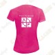 Trackable technical T-shirt with your Teamname, for Women - Black