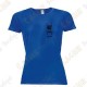 Camiseta técnica trackable con Teamname, Mujer - Negra