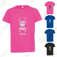 T-Shirt technique trackable "Travel Bug" Enfant - Noir