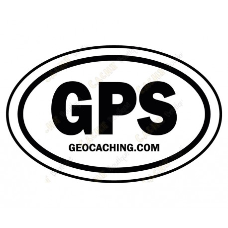 Groundspeak GPS car sticker