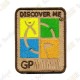 Parche Geocaching trackable - Quadricolor / Amarillento