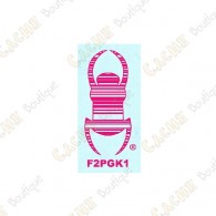 Car TB sticker 3" - Pink