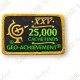 Geo Achievement® 25 000 Finds - Patch