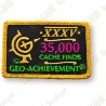 Geo Achievement® 35 000 Finds - Patch