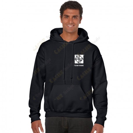 Hooded sweatshirt with your Teamname