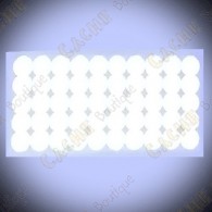 Reflective dot tape - White