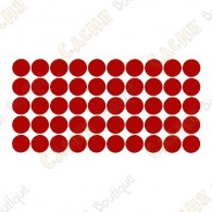 Reflective dot tape - Red