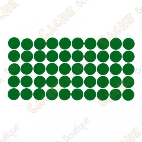almofadas adesivas reflexivas - Verde