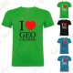 T-shirt "I love Geocaching" Criança