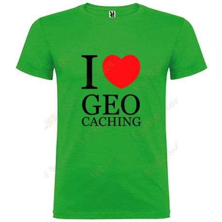 T-shirt "I love Geocaching" Criança