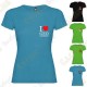 T-shirt "I love Geocaching" breast Mulher