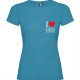 Camiseta "I love Geocaching" breast Mujer