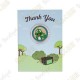 Cartão conm Geocoin "Thank you"