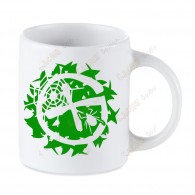 Mug Geocaching blanc - Broussailles