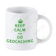 Geocaching white mug - Keep Calm