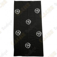 Bandana Logo Geocaching - Preto e Branco