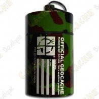 Micro cache "Official Geocache" 10 cm - Camuflage