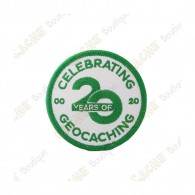 Parche "20 Years of Geocaching"