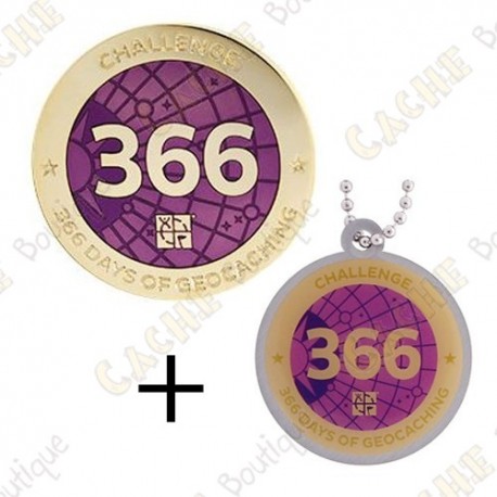 Geocoin + Traveler "Challenge" - 366 jours