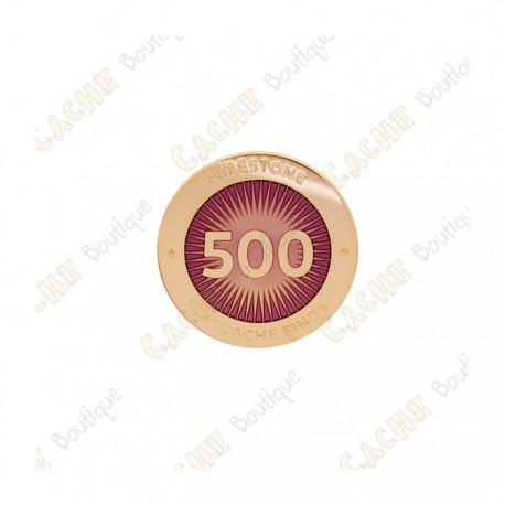 Pin's "Milestone" - 500 Finds